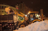 За сутки из Калуги вывезли более пяти тысяч кубометров снега